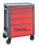   Szerszámszekrény üres, 5-fiókos BETA piros színben RSC24/5-R