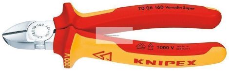 Oldalcsípő fogó elektromossan szigetelt 1000V-ig 160mm Oldalcsípő fogó elektromossan szigetelt 1000V-ig 160mm