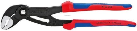 Knipex Cobra vízpumpa fogó 300 mm többkomponensű nyéllel