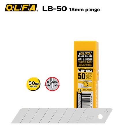 OLFA 18mm penge késhez 50db-os csomag